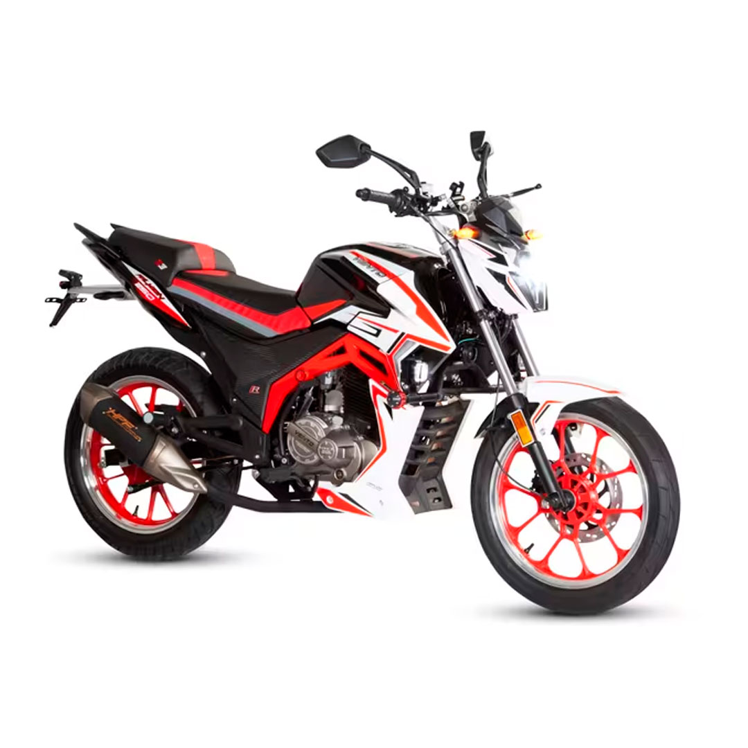 Motocicleta Vento Falkon 250cc Blanco Con Rojo 2026