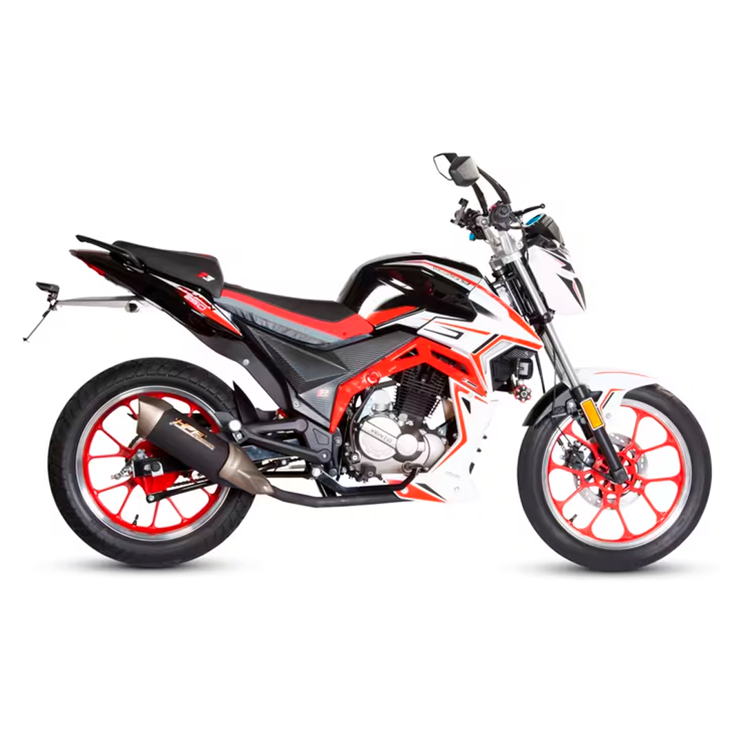Motocicleta Vento Falkon 250cc Blanco Con Rojo 2026 - Imagen 4