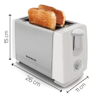 Tostador De Panes Taurus Mod.Leonis 2 Panes Blanco