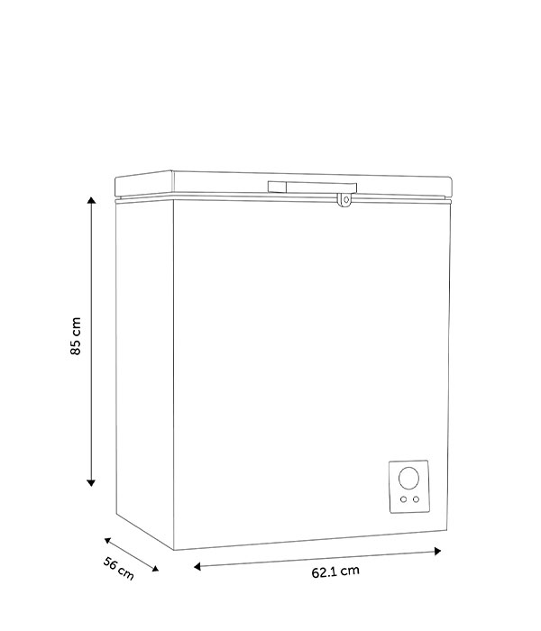 Congelador 5" Hisense MOD.FC50D6AWX1 Horizontal - Imagen 4
