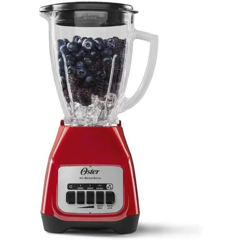 Licuadora Oster MOD.BLSTKAG-RPB/RRD-013 Kaliman V/Vidrio 2vel Rojo - Imagen 2