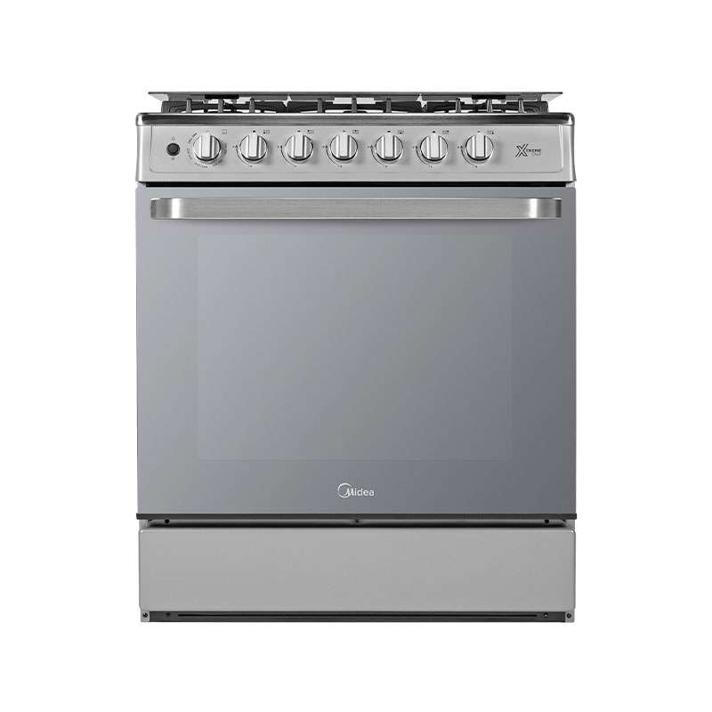 Estufa Midea 30" C/Capelo Silver