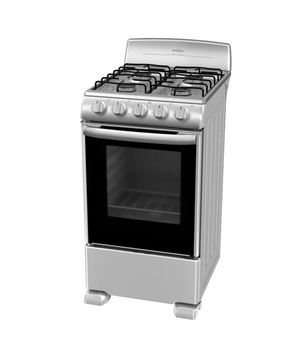 Estufa Mabe 20’ c/horno Acero Inox. Silver