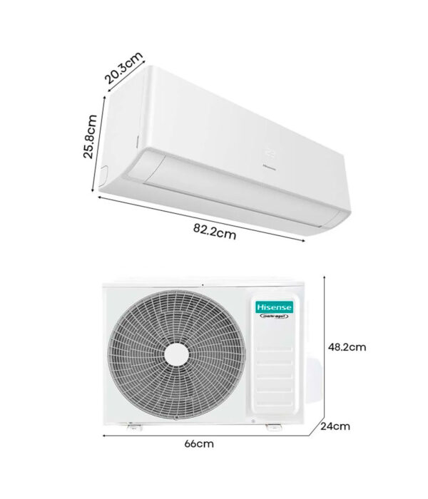 A.A. Minisplit Hisense MOD.ART122KAW 12,000 Btus Inverter 220v
