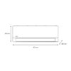 A.A. Minisplit 12,000 Btus 220v Midea Inverter MOD.MAS12C2EIR S/Frio 220v ecoxpress