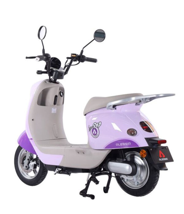 E Bike Luna Pop Morado con parrilla 600 W 72v/20ah