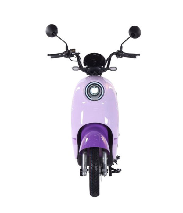 E Bike Luna Pop Morado con parrilla 600 W 72v/20ah