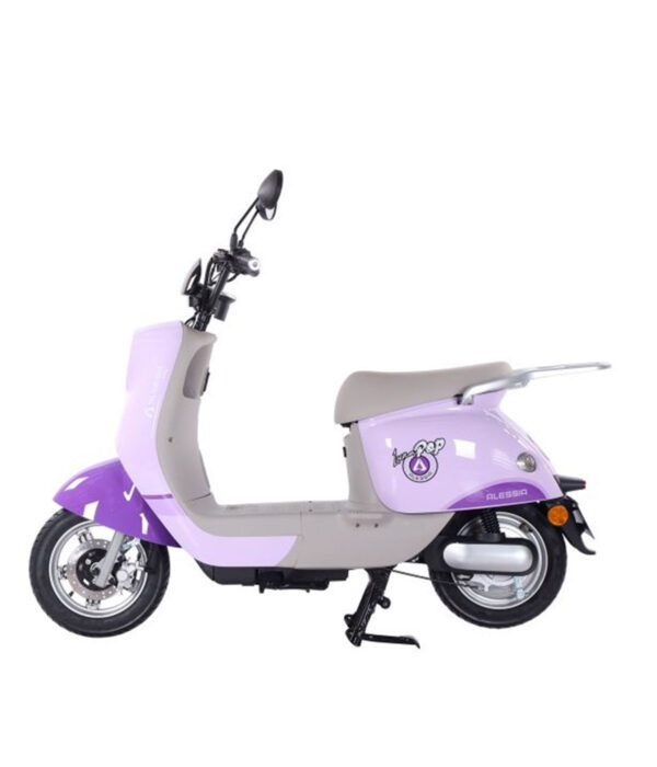 E Bike Luna Pop Morado con parrilla 600 W 72v/20ah